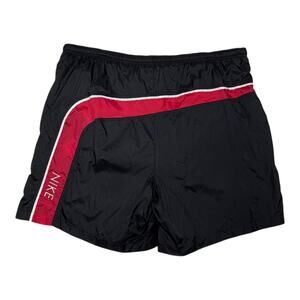 Nike Men's Swim Trunks Black Red White XL